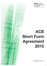 ACE Short form agreement 2015