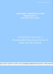 ACR[CP]003:2016 Rev.2 Recommended best practice for use of safety nets for roofwork (blue book)
