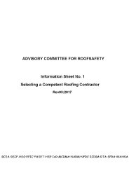 Selecting a competent roofing contractor. Rev 03:2017