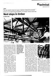 Next steps in timber. AJ 17.04.97