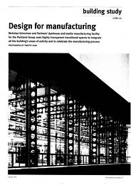 Design for manufacturing. AJ 24.07.97