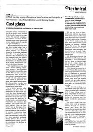 Cast glass. AJ 28.08.97