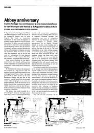 Abbey anniversary. AJ 04.09.97