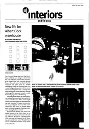 New life for Albert Dock Warehouse. AJ 27.11.97