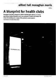 Blueprint for health clubs. AJ 05.03.98