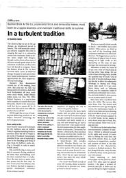 In a turbulent tradition. AJ 30.04.98