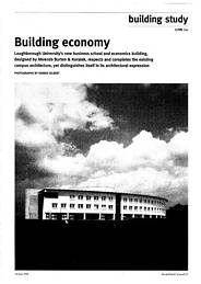 Building economy. AJ 18.6.98