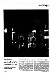 Inside the image of what a bank should be. AJ 25.6.98