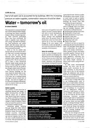 Water - tomorrows oil. AJ 11.07.98