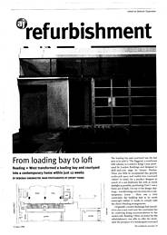 From loading bay to loft. AJ 11.06.98