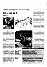 Lie of the land. AJ 28.01.99