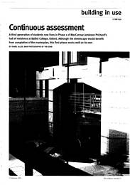 Continuous assessment. AJ 11.2.99