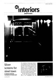 Silver screens for steel town. AJ 22.10.98