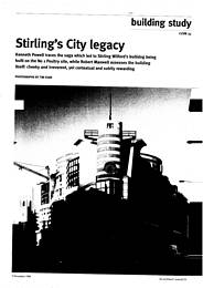 Stirling's city legacy. AJ 05.11.98