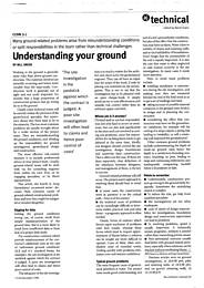 Understanding your ground. AJ 17/24.12.98