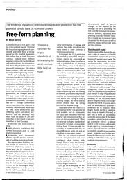 Free-form planning. AJ 26.11.98