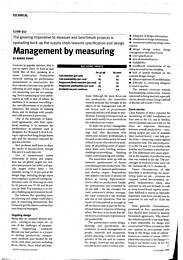 Management by measuring. AJ 15.10.98