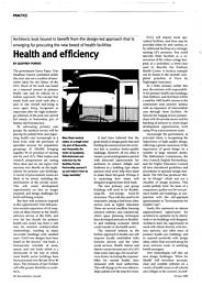 Health and efficiency. AJ 18.06.98