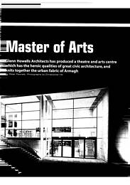 Master of Arts. Theatre and Arts Centre, Armagh. AJ 22.06.2000