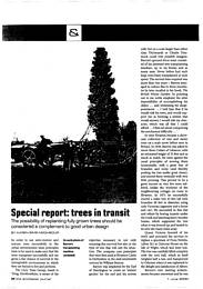 Special report: trees in transit. AJ 01.06.2000