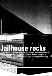 Jailhouse rocks. HM Prison, Edinburgh. AJ 01.06.2000