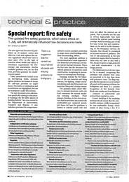 Special report: fire safety. AJ 04.05.2000