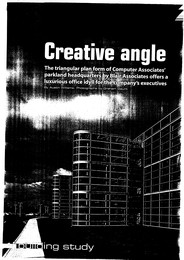 Creative angle. Computer Associates' headquarters by Blair Associates. AJ 07.09.2000