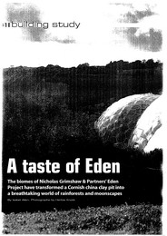 A taste of Eden. AJ 22.02.2001