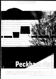 Peckham rise. Peckham Library. AJ 30.03.2000