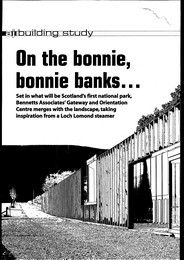 On the bonnie, bonnie banks… Loch Lomond visitor centre. AJ 04.10.2001