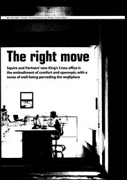 The right move. Squire and Partners' new office in King's Cross. AJ 28.02.2002