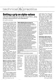 Getting a grip on alpha values. AJ 29.08.2002