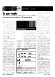 On your marks. CE marking. AJ 18.07.2002