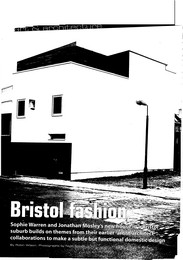 Bristol fashion. AJ 31.10.2002