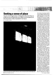 Seeking a sense of place. AJ 31.10.2002