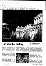 Sound of history. AJ 10.10.2002