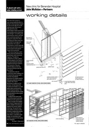 New clinic for Beneden Hospital. John McAslan and Partners. AJ 10.04.2003