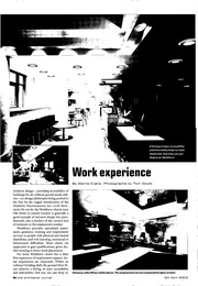 Work experience. AJ 24.04.2003