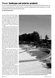 Landscape and exterior products. AJ Focus 02.2004