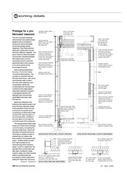 Prototype for a pre-fabricated classroom. AJ 20.05.2004