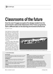 Classrooms of the future. AJ 20.05.2004