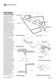 Sliced opening in structural concrete. AJ 3.6.04