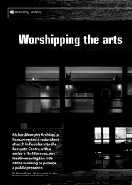 Worshipping the arts. AJ 6.5.04