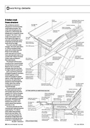 Timber cruck frame structure. AJ 15.7.04