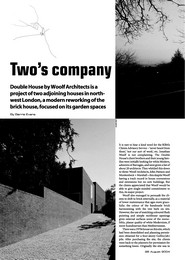 Two's company. AJ 26.08.2004
