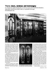 Doors, windows and ironmongery. AJ Focus 09.2004