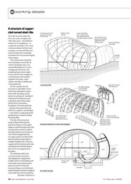 A structure of copper-clad curved steel ribs. AJ 10.02.2005