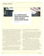 All greenheart used was sourced from London docklands' scrap. AJ 15.12.2005