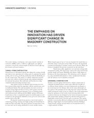 Emphasis on innovation has driven significant change in masonry construction. AJ 02.03.2006