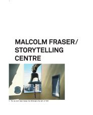 Malcolm Fraser/Storytelling Centre. AJ 29.06.2006